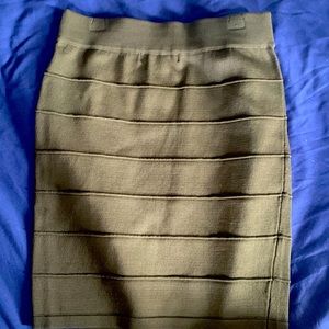 Olive green skirt